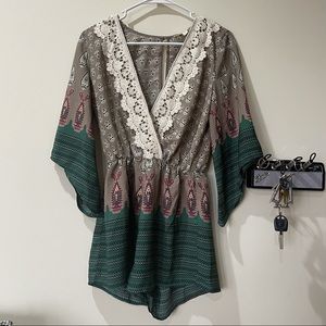 bohemian romper